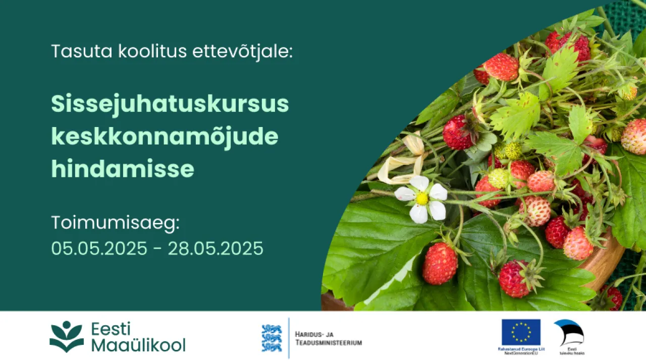 Sissejuhatuskursus keskkonnamõjude hindamisse