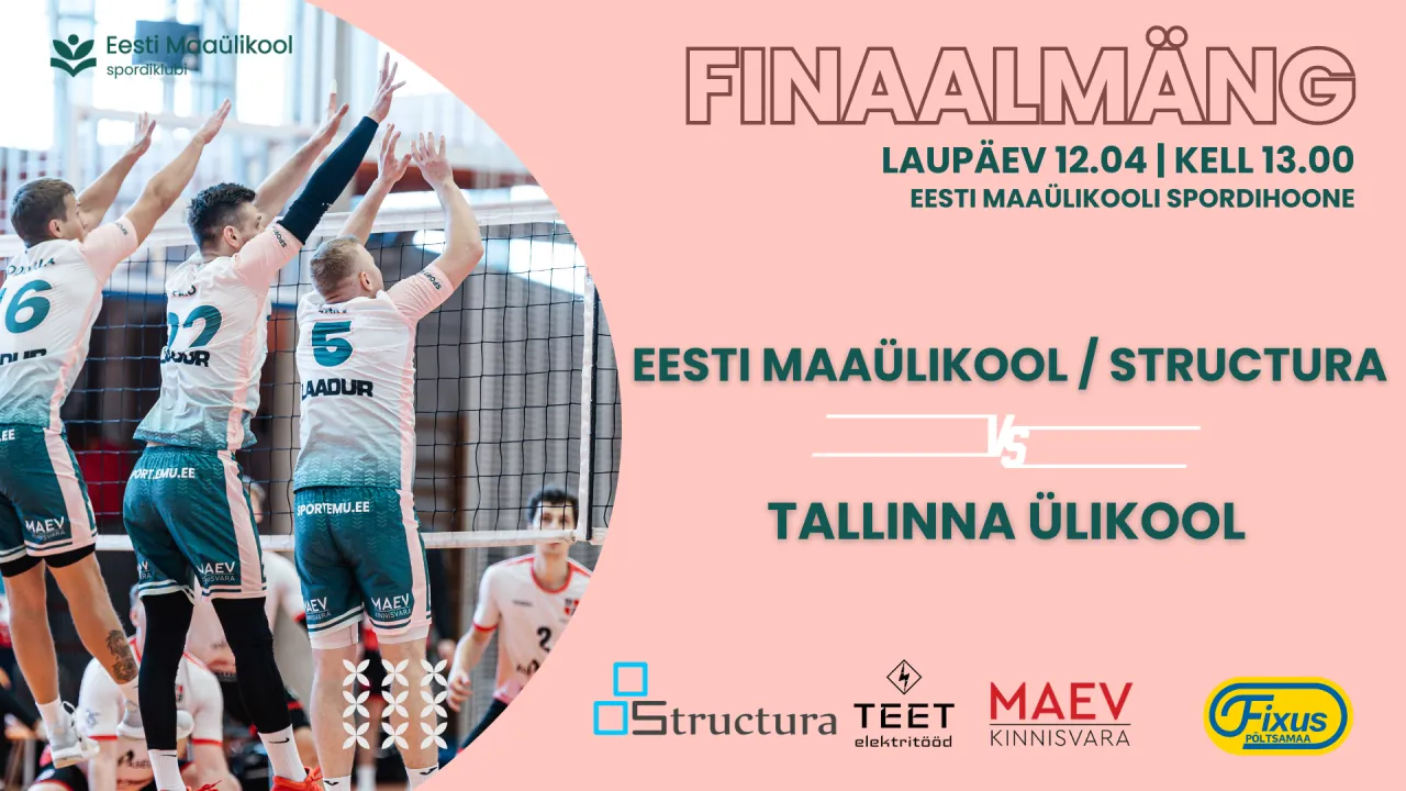 Eesti Maaülikool/Structura vs Tallinna Ülikool - 3 finaalmäng, 12.04