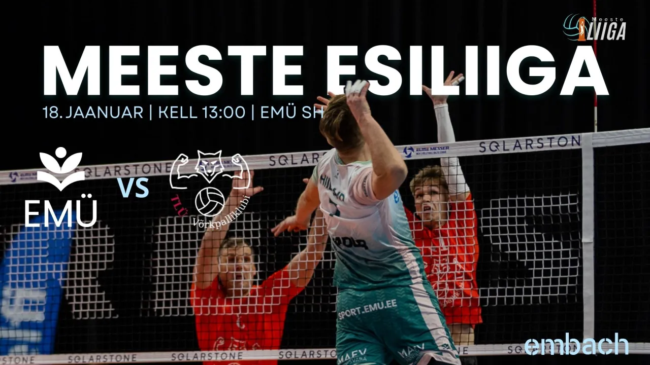 Võrkpall esiliiga EMÜ vs TLÜ