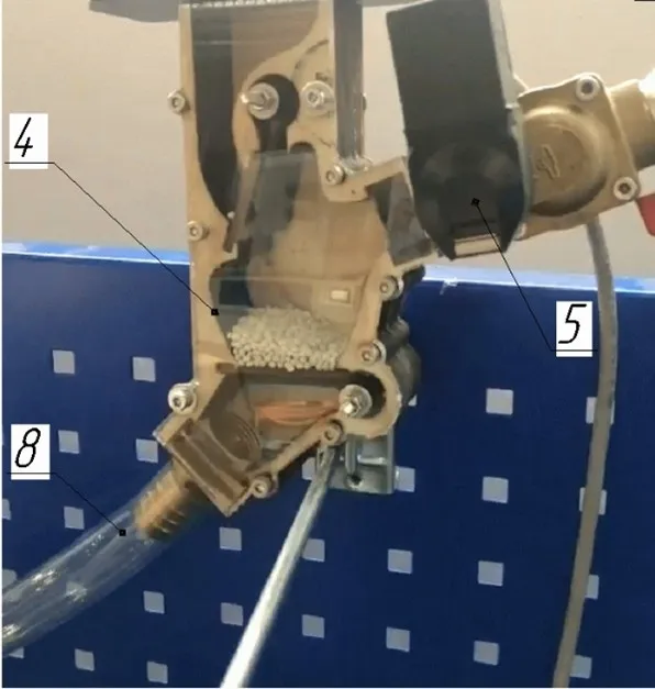 Test rig for part of the dosing system