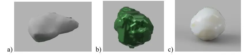 Computed-tomography-based models of fertilizer granules