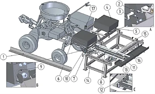 Battery quick-swap and charging device_model