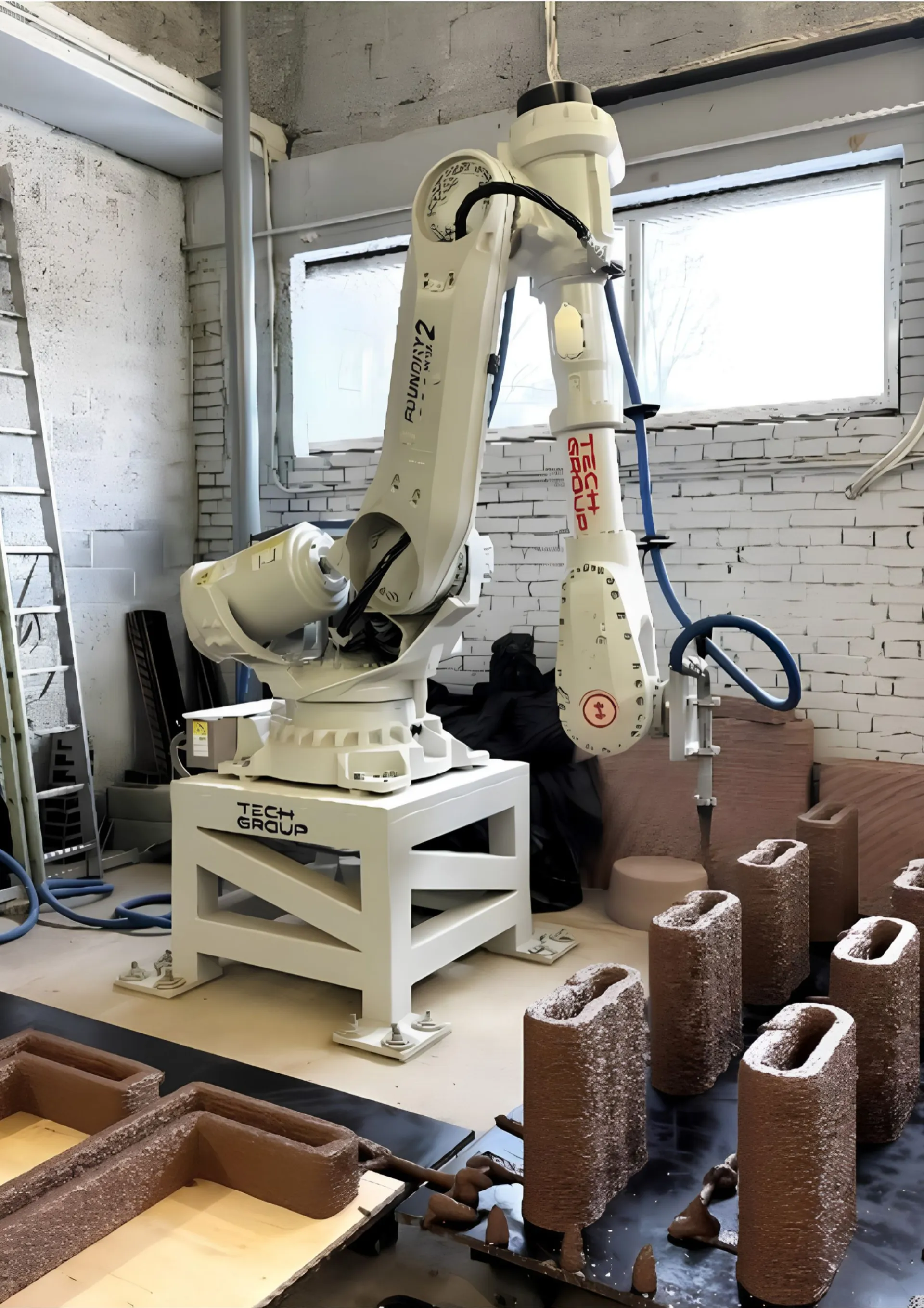 3D-betoonprintimisel kasutatud tööstusrobot ABB IRB 6700