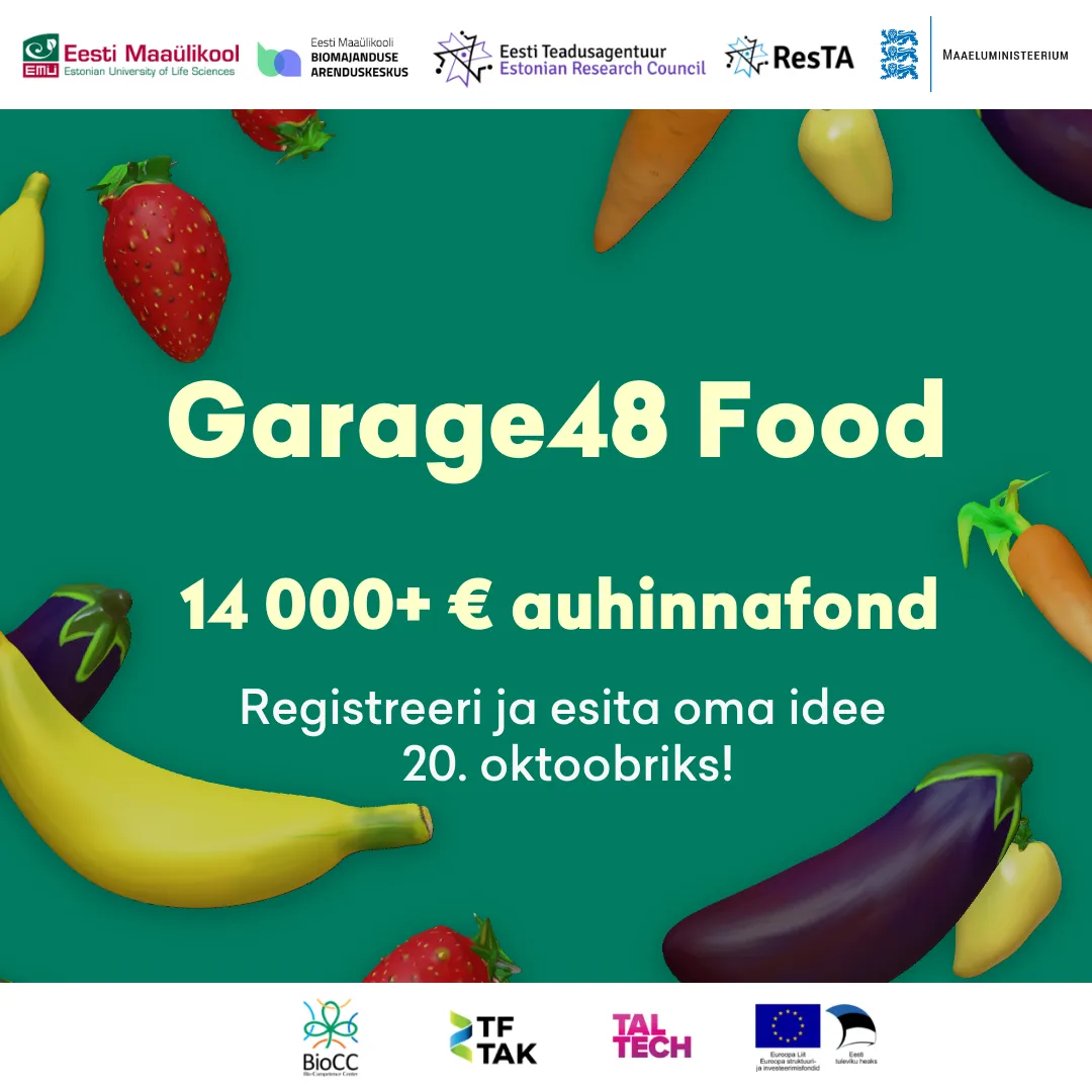 Garage48 Food poster