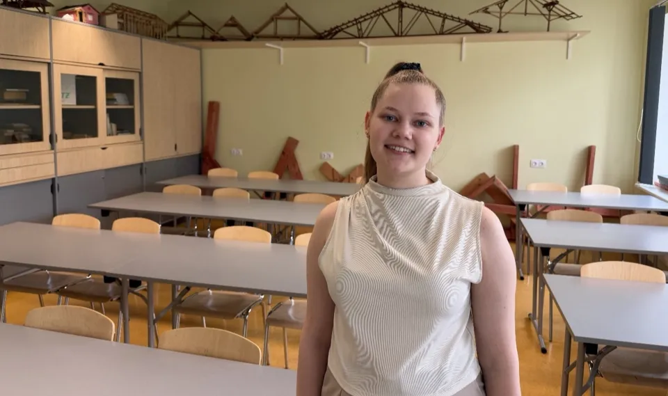Maaehituse 4.kursuse tudeng Sandra Poltan