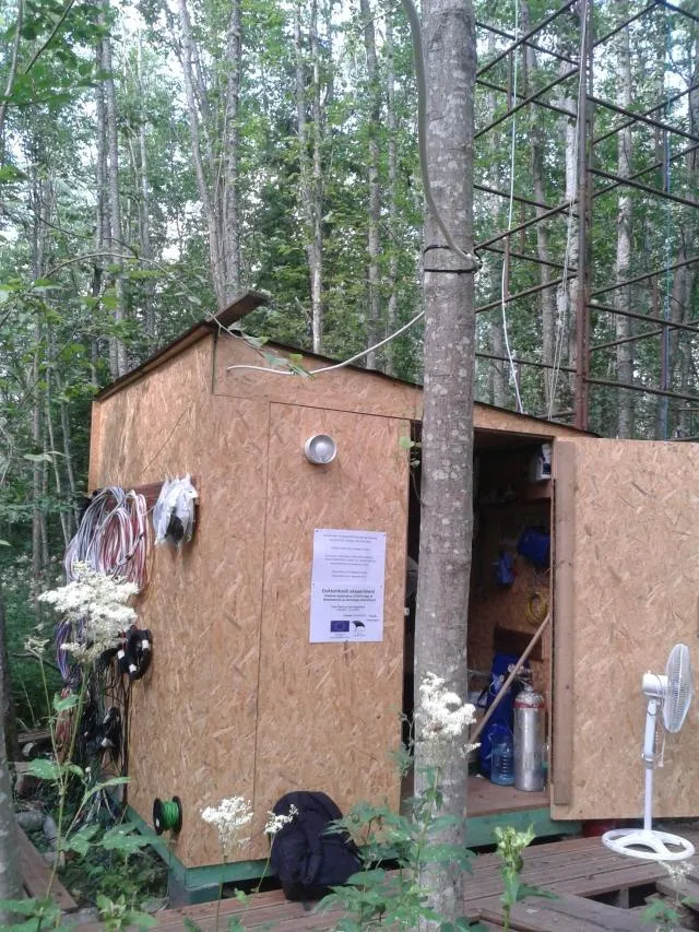 Cottage for experiment equipment