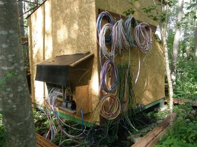 Hoses and electrical wires for equipment